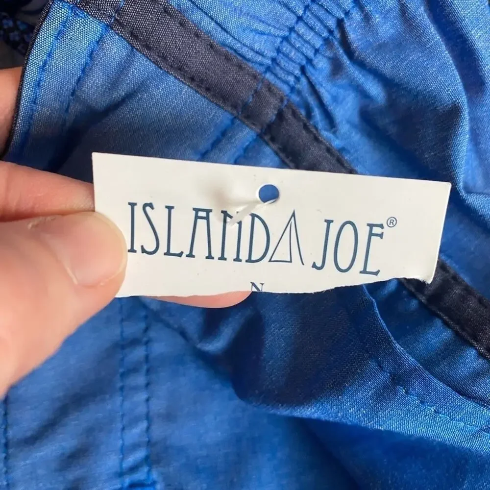 Island Joe Men's Small Blue Board Shorts Swim Trunks‎ Summer Beach Resort Travel